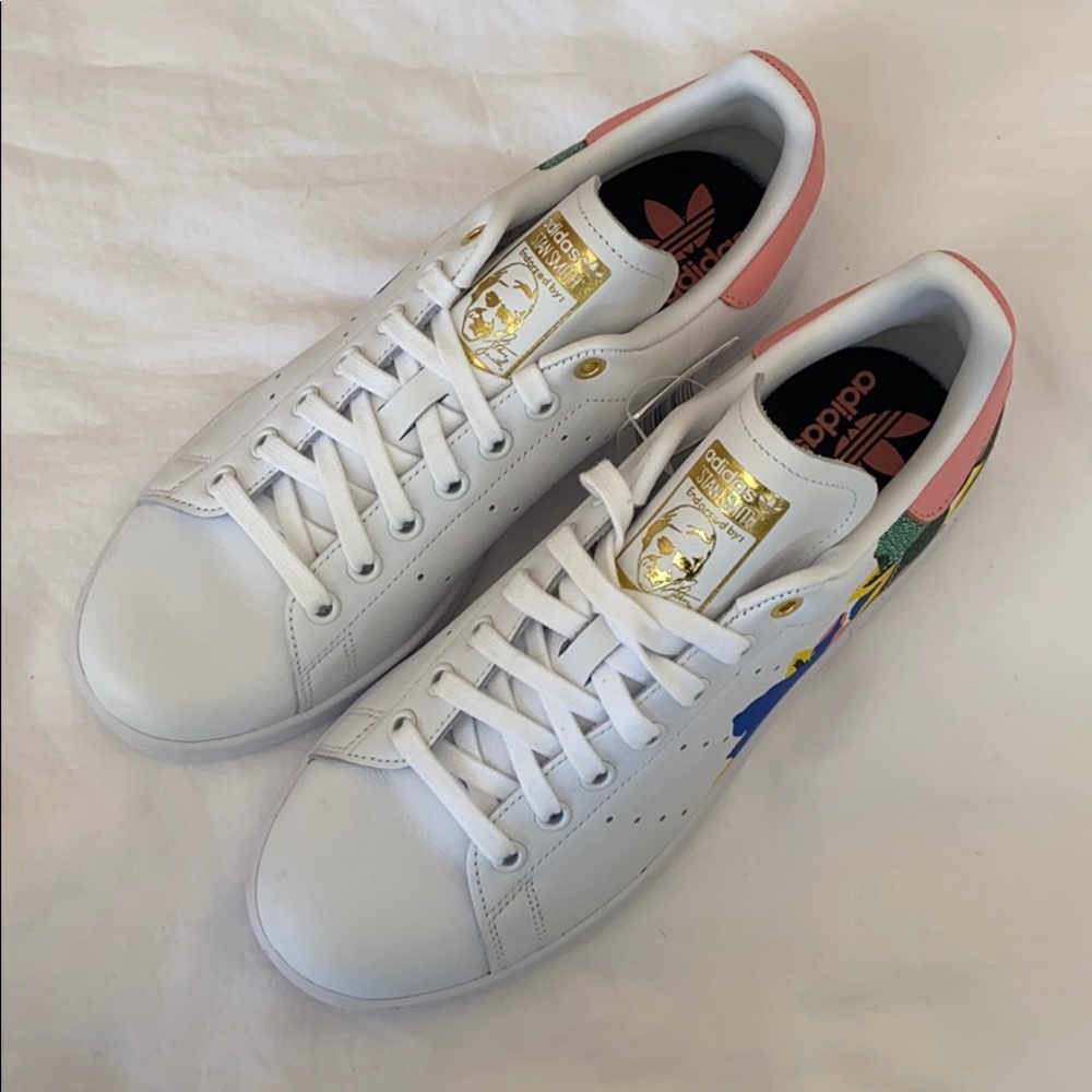 NWT Adidas Stan smith floral - Picture 7 of 8